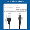 USB 8-förmiges Schwanzladekabel USB-Schnittstelle Rasiererkabel Elektrorasierer Ladekabel 8-förmiges Schwanzkabel