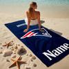 Personalized Name Patriots Fan printed beach towel,a quick-drying, absorbent mat suitable for the beach, pool, gym, and travel fans gift 62