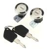 2 Stück Satz Türschlosszylinder mit Schlüsseln für Peugeot 106 MK2 1997-2004 205 405