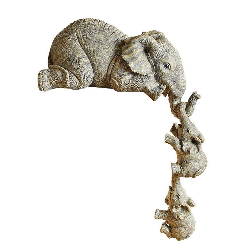 Elephant Resin Ornaments Micro Design Garden Decoration Creative Design