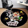 1pc Looney Tunes Characters Office Round Area Rug, Bedroom Living Room Home Decor, Room Deco,  Offic A1016116