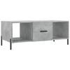 Coffee Table, Concrete Grey, 102x50x40 Cm