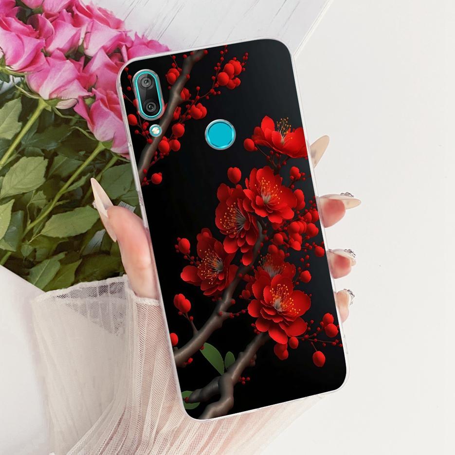 For Huawei Y7 Prime 2019 Case DUB-LX3 Cute Lion Fashion Painted Cover Soft Slim Phone Case For Huawei Y7 Pro 2019 Y 7 2019 Shell