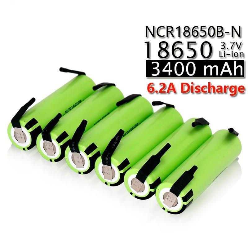 NCR18650B 3.7 V 3400mah DIY Аккумуляторная батарея 18650 Литиевая ...