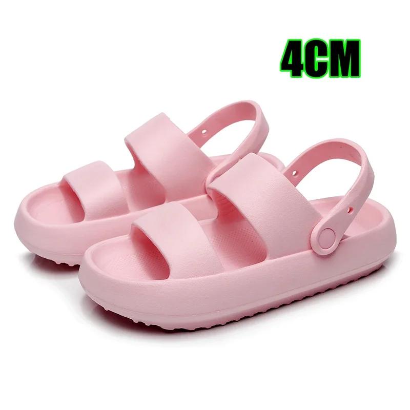 Women Summer Beach Platform Sandals Green Soft Sole EVA Slides Woman Fashion Non-slip Outdoor Slippers Female Comfortable Shoes