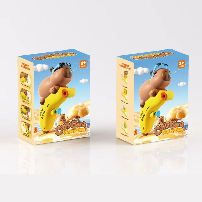 

Летние игрушки Kapibala Water Gun в мультяшном стиле для водных боев на открытом воздухе для детских игрушек коричневый