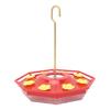 8 Yellow Flower Hummingbird Feeder Plastic Hummingbird Feeder with Copper Hook for Outdoors Hanging