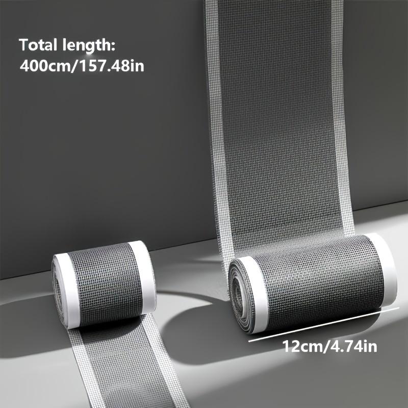 Waterproof Screen Repair Tape Roll, Self-Adhesive Netting for Windows & Doors, Tear-Proof Adhesive Film with Strong Bond, Mosquito Net Repair