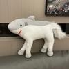 Non-Toxic 50Cm Kawaii Transformed Shark Horse Plush Toy Cute Horse Doll Animal Pillow Soft Cartoon Cushion Children'S Christmas Gift