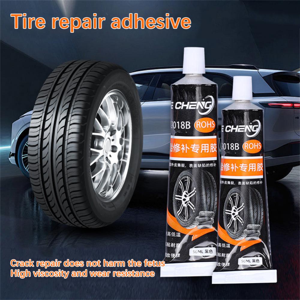 30/50ml À Prova D'Água Resistente a Altas Temperaturas Líquido de Reparo de Pneus Fortes Cola Adesiva Cola Ferramentas de Reparo de Carro Visível