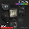 30m/98ft Waterproof RGB LED Video Light Portable Mini Camera Light 5500K Color Temperature Dimmable