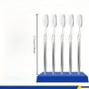 40/80 Pack Disposable Tooth Medium Soft-Bristled Nylon Manual Bristles Individually Packaged Suitable for Travel and Hotel Adult Oral Care