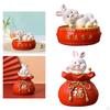 Statue Money Box Figurines Piggy Bank Crafts Storage Case Home Decoration Animals Sculpture for