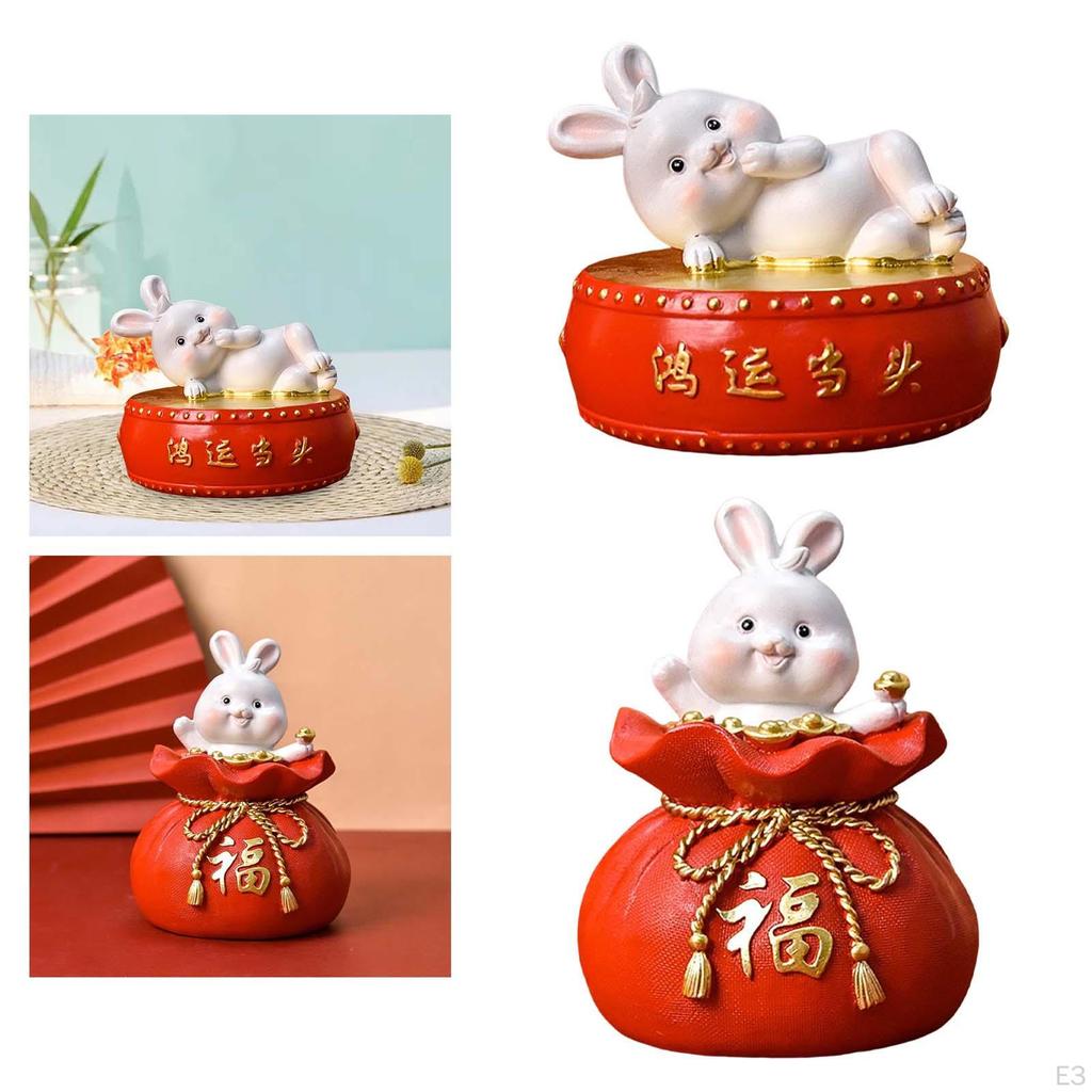 Statue Money Box Figurines Piggy Bank Crafts Storage Case Home Decoration Animals Sculpture for
