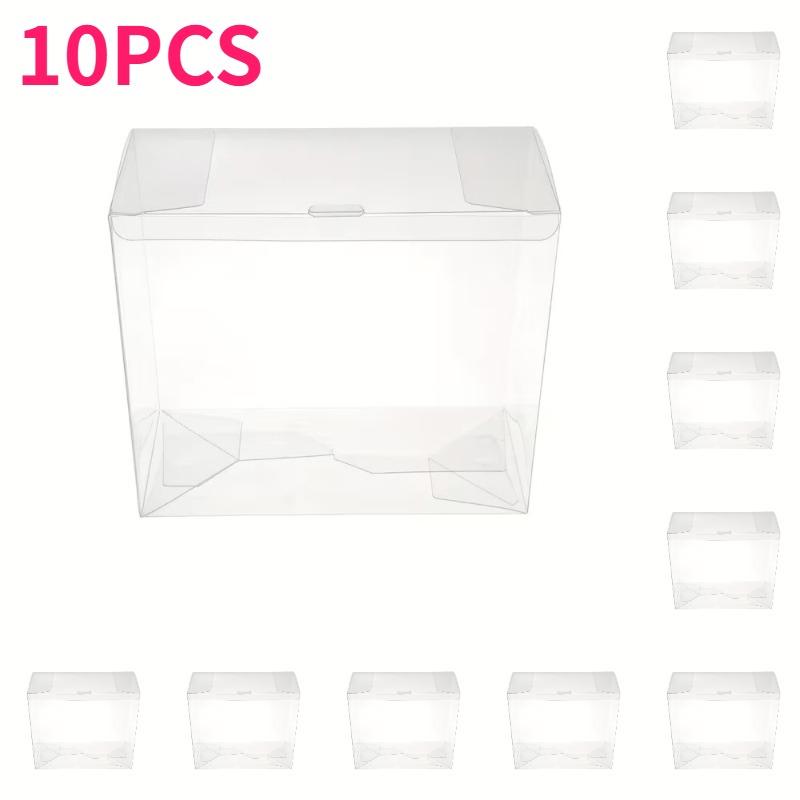 

10/15 Clear PET Folding Box for Elite Trainer Boxes 0.45mm Heavyduty ETB Case with Clear Display Rectangular Trading Card Holder