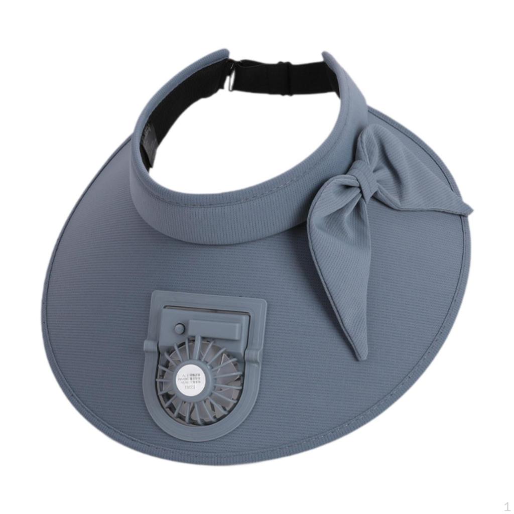 Adjustable Fan Visor for Men And Women in Outdoor Settings