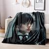1PC Wednesday blanket, all-season lightweight home office outdoor nap multifunctional blanket, Christmas gifts