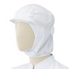 Midori Anzen Food Industry Hair Cap with Mask Strap (White, Free Size)