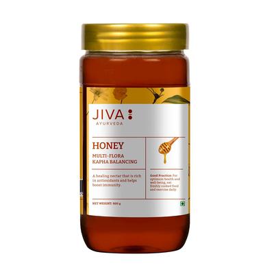 Jiva Multiflora Honig 500 g Reiner Natürlicher Süßstoff Für Tägliches Wohlbefinden Energieunterstützung Und Gesunden Lebensstil Verwendung Packung mit 1