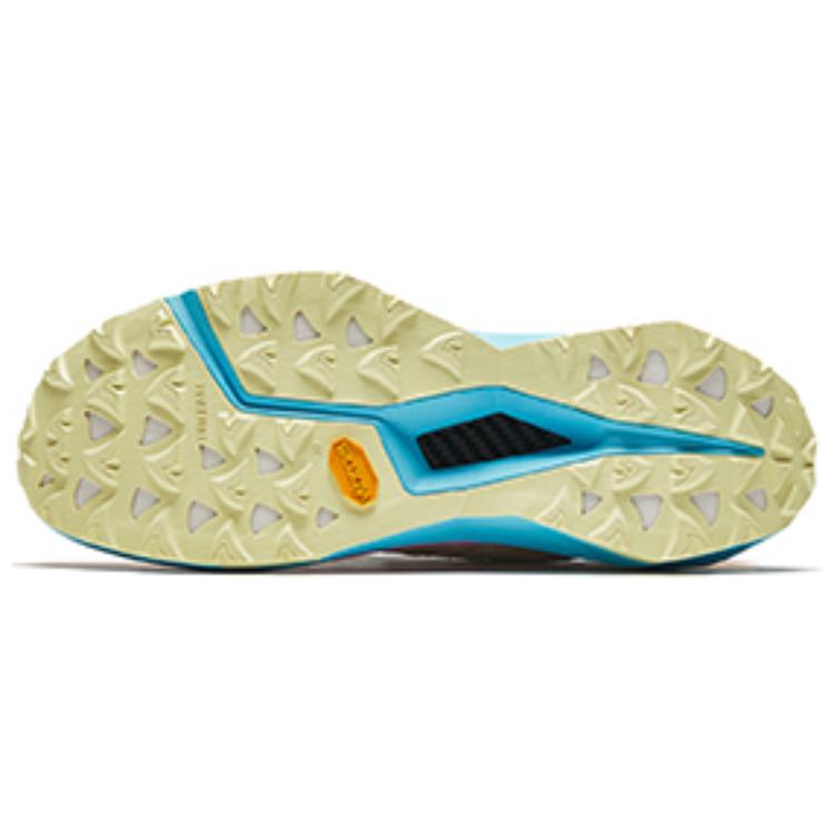 New Anta Champion Falcon Cushioning Wear Resistant High Top Outdoor Shoes Women's Yellow Red Blue 122436617AS-3