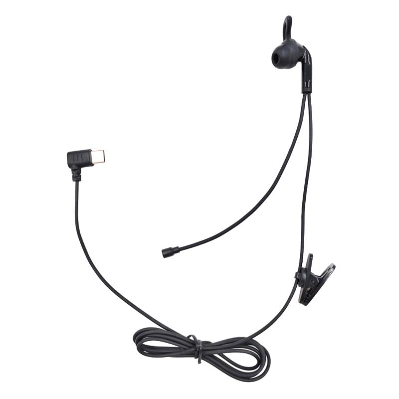 

1 шт. Для V6 Pro V4C Plus Q8 F6 V7 Judge Наушники-интерком для уха Интерфейс Type-C USB-C Судейские внутриканальные наушники Type c