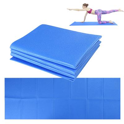 68x27 palcová skládací podložka na jógu 4 mm supertenká PVC podložka na jógu pro piknikové cestování v plážovém parku na jógu pilates