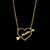 Atoztide 2022 New Customized Name Necklace Stainless Steel Letter Summer Choker Chain Pendant for Women Nameplate Gift