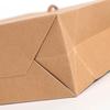 Foldable 10 Sizes Kraft Paper Bags Vertical Horizontal Party Accessory Gift Bags with Handles Shopping Handbag Home Decor
