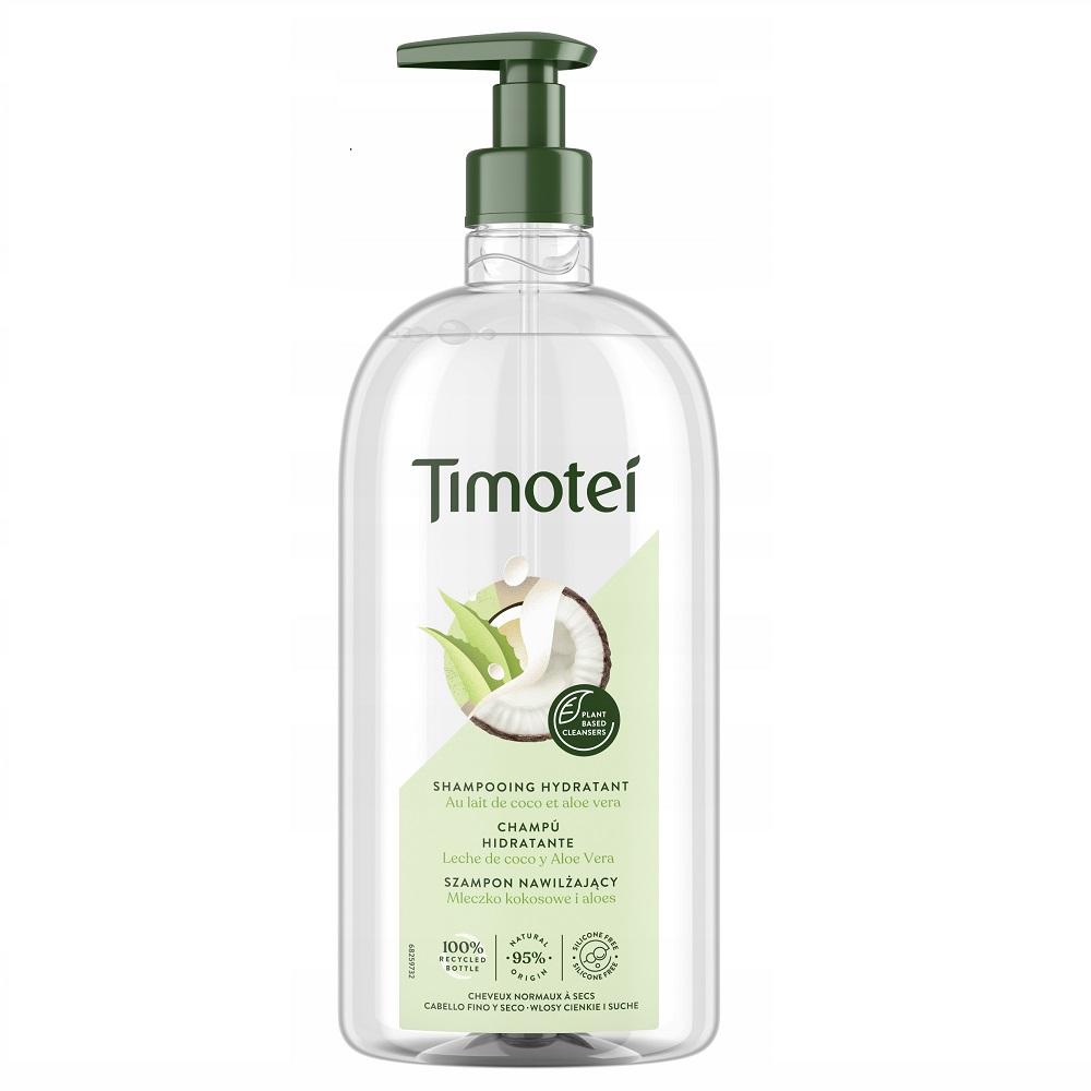 Timotei Hydratační šampon pro suché a jemné vlasy s kokosovým mlékem a aloe vera, 750 ml