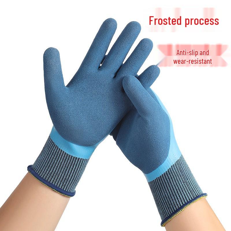 Tide-Chasing Gloves: Waterproof, Puncture-Proof, Non-Slip Gloves for Fishing, Crabbing, and Seafood Handling for Kids and Adults.
