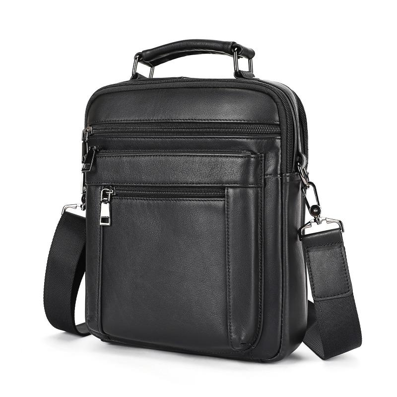 Genuine Leather Single-shoulder Bag, Vertical Portable Small Crossbody Bag, Casual Commuting High-end Crossbody Bag