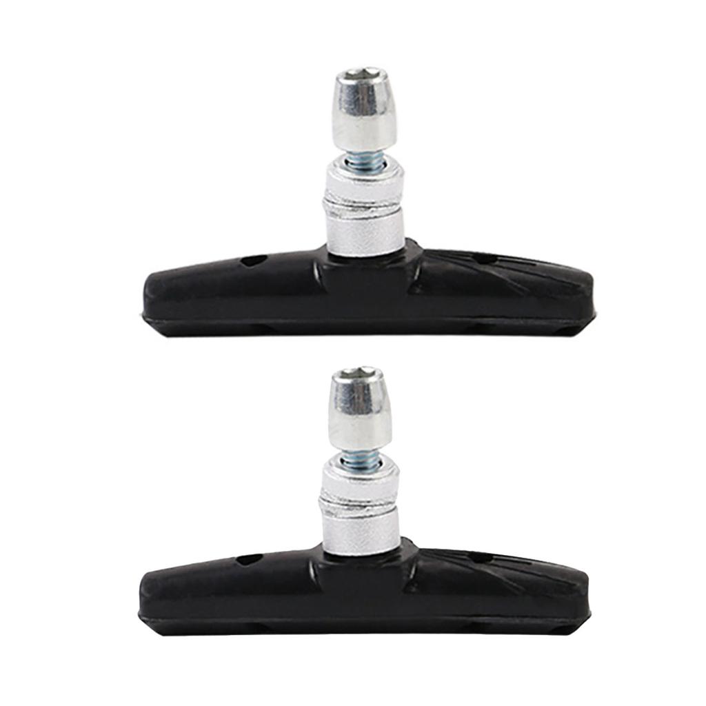 Mountain Bike Brake Block Rubber Wear Resistant Universal Bike Brake Pad Replacement