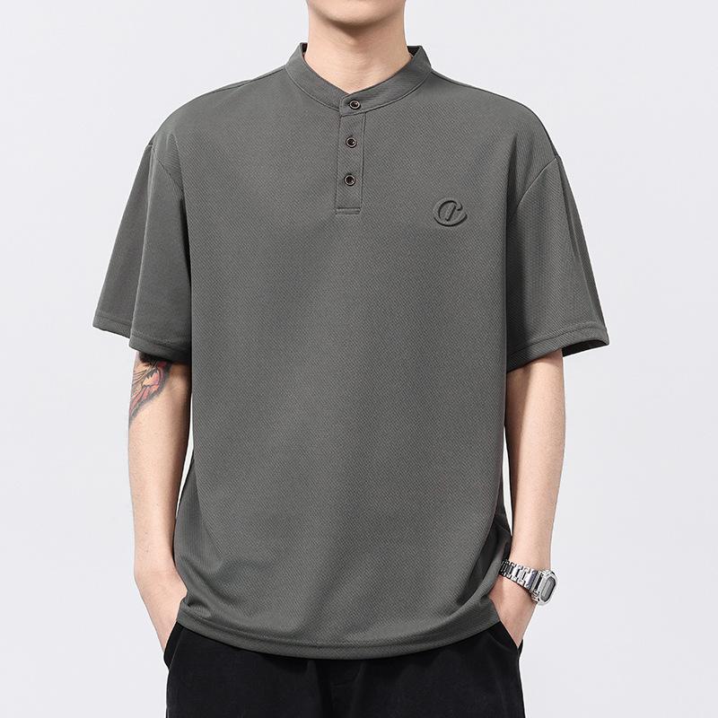 

Летняя тонкая футболка с коротким рукавом, мужская футболка с круглым вырезом, с коротким рукавом 4XL