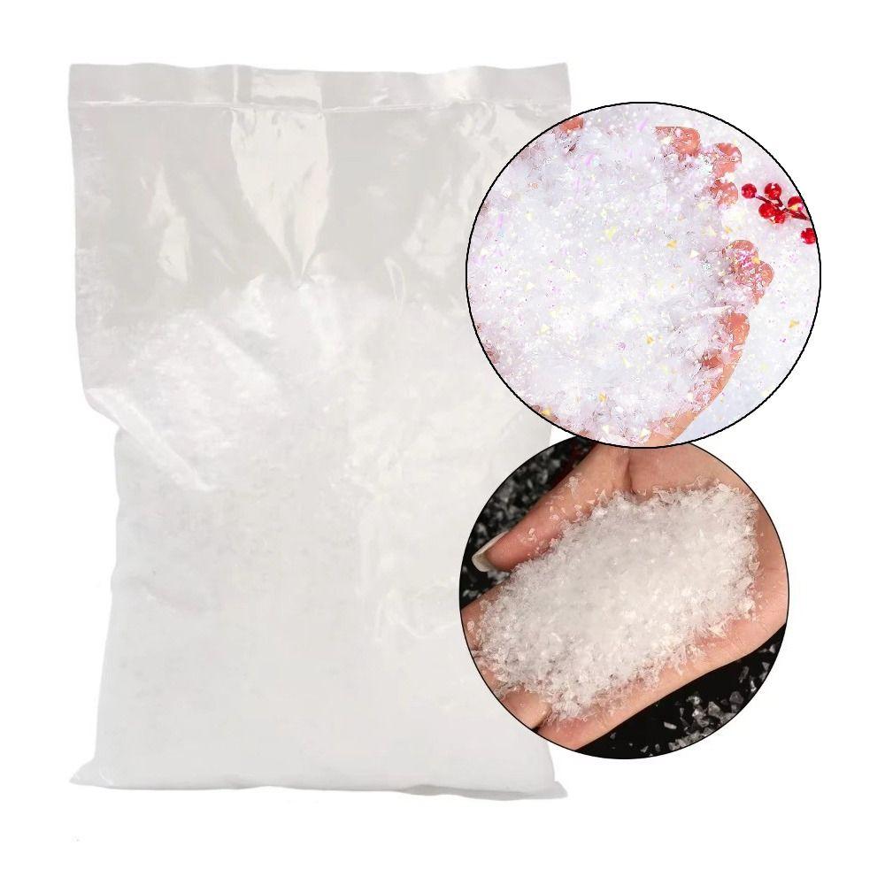 20/100g 3D Snowflake Decoration Artificial Snow Powder Christmas Snow  Winter Decoration