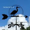 Weather Vane Ornament: Outdoor Wrought Iron Spray-Painted Roof Decoration Metal Craft