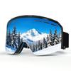 VCOROS Ski and Snowboard Goggles for Men and Women, Unisex, Glasses Compatible, OTG, UV400 Protection, Double Lens, Windproof, Snowproof, Anti-Fog, No