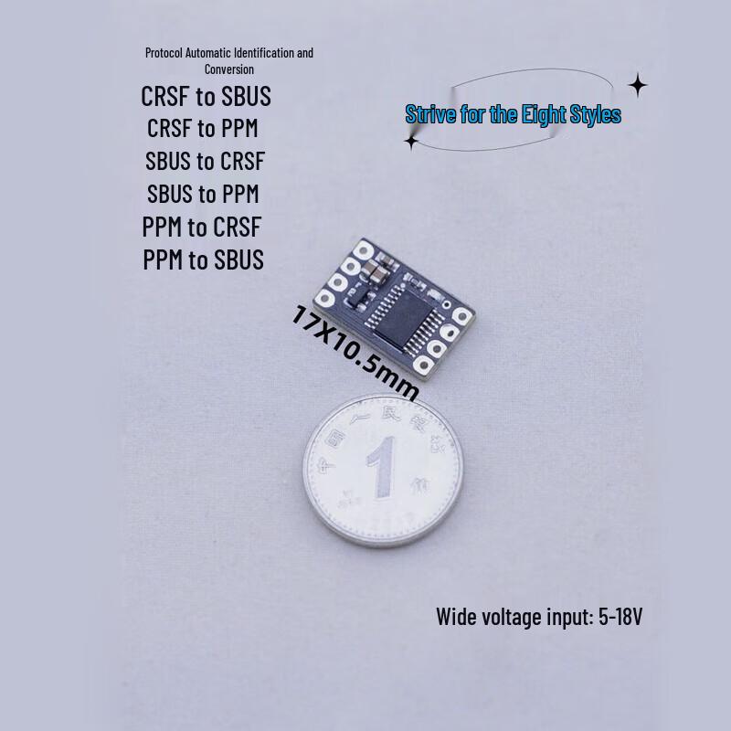 RC Model Multi-Protocol Converter with Voltage Telemetry