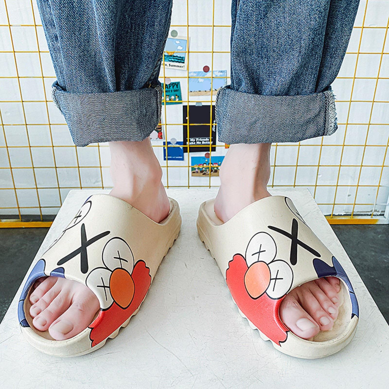 

Сандалии и тапочки, резиновая и пластиковая рыбья пасть, тапочки на толстой подошве 37-38 бежевый