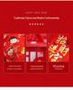 New Year's Day Festival Lanterns: Festive Palace Lantern Hangings with Fu Character & Cartoon Ornaments for Store Decorations