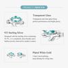 WOSTU 925 Sterling Silver Mini Green Turtle Stud Earrings For Women Girl Daugther Party Jewelry Holiday Gift S925 Pendientes