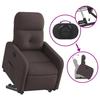 Recliner with Rising Function Dark Brown Fabric