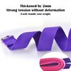 72 Inch Yoga Stretch Strap Solid Color D Cotton Gym Belt Exercise Fitness Loop Color Leg Training 4 Stylish Appearance Practical Daily Use