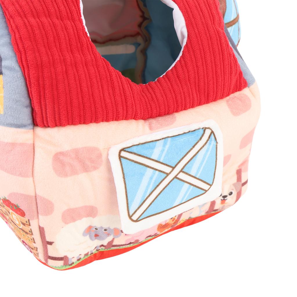 Baby Farm Plush Barn with Stuffed Animals Interactive Developmental Barn Animal Toys for Toddlers