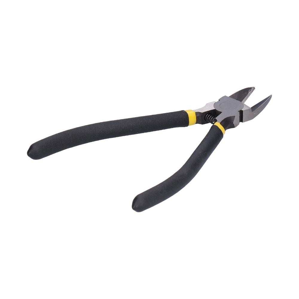 Practical High Carbon Steel Side Cutting Plier 6in Length Black Flush Cutting Pliers Wire Flush Cutters Industrial Manufacturing