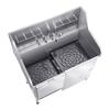127 cm Dog Grooming Bath Tub Stainless Steel w Ramp Faucet Left Door