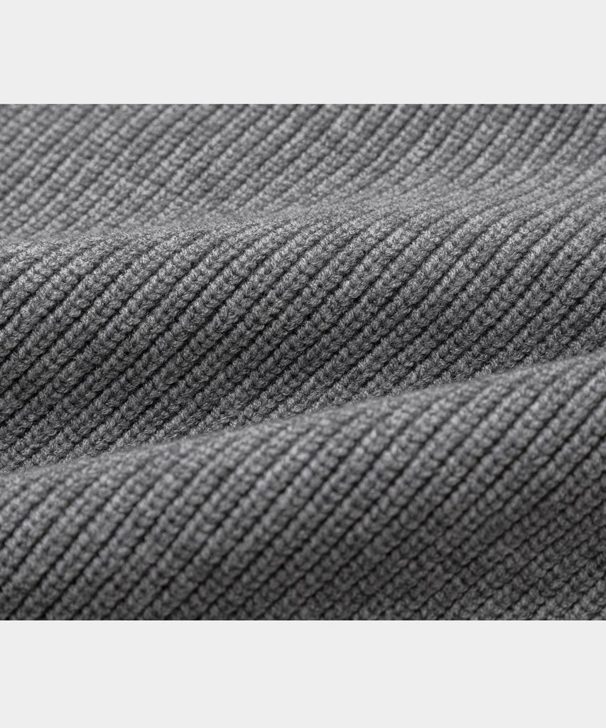 LETTERCOMO Essential Hazzi Round Knit Gray