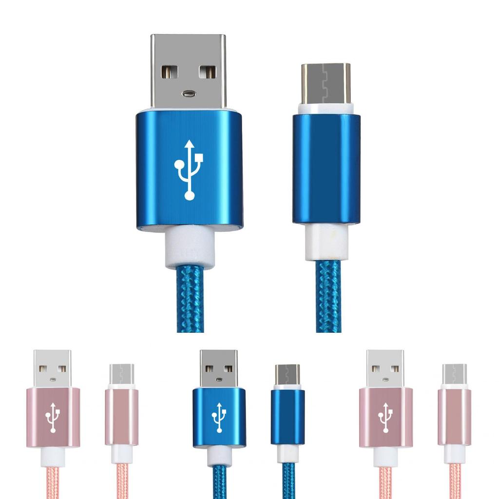 Durable And Stylish Nylon Strong Braided Rope Usb-c Type-c 3.1 Data Sync Charging Cable Cord