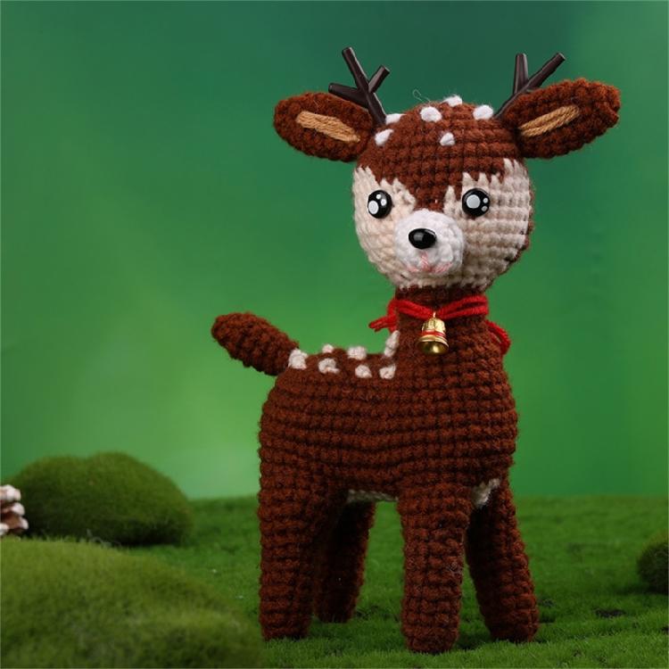 DIY Crochet Craft Set Christmas Crochet Kits Include Crochet Hook, Yarns, Needle