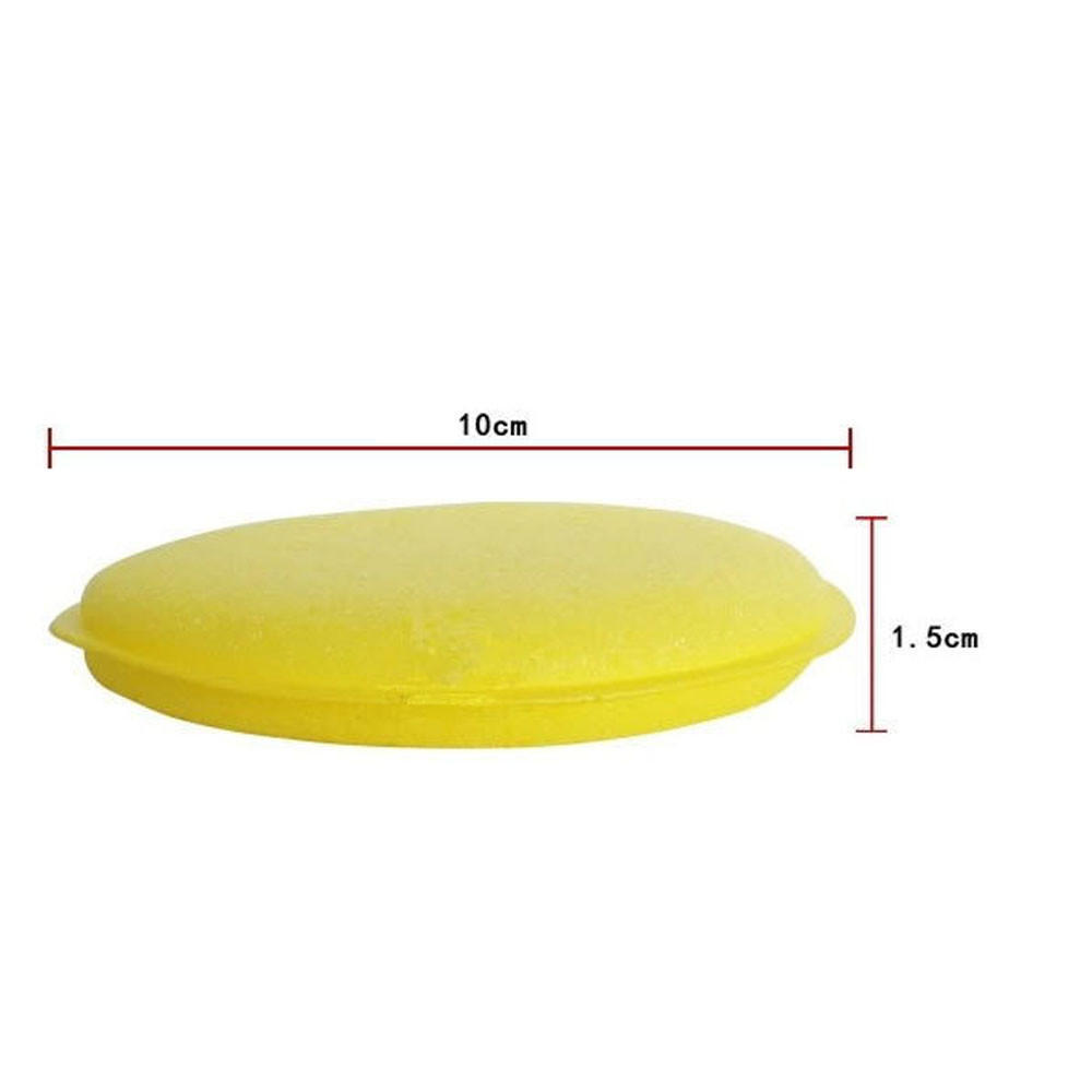 6 Pcs Car Waxing Polish Foam Sponge Wax Applicator Cleaning Detailing Pads Hot