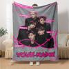 Name Custom TXT Print Flannel Blanket High Quality Warm Comfortable Cover for All Seasons Perfect for Gifts Home Decor